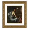 thumbnail image 1 of Julio Romero De Torres 12x14 Gold Ornate Wood Frame and Double Matted Museum Art Print Titled - The Torero Girl, 1 of 4