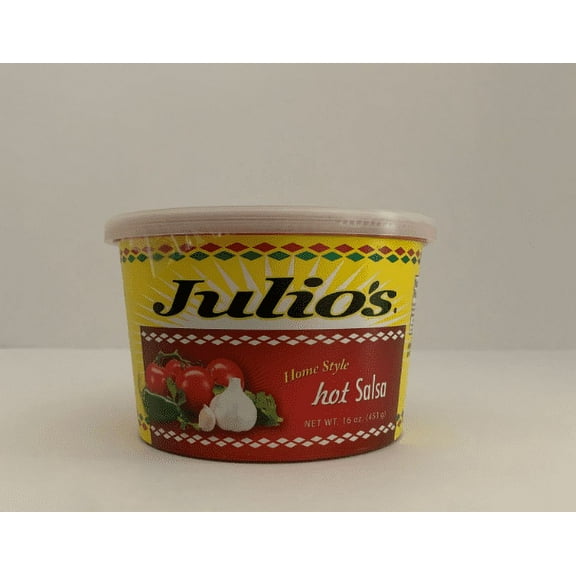 Julio's Home Style Hot Salsa, 16 oz