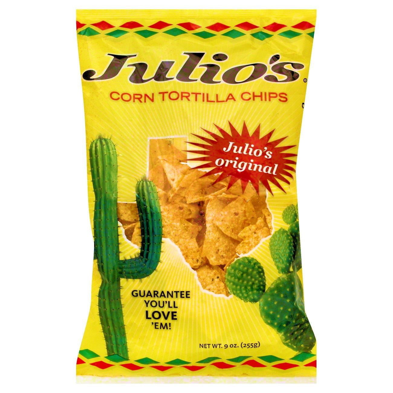 Julio's Seasoned Corn Tortilla Chips, 14 oz