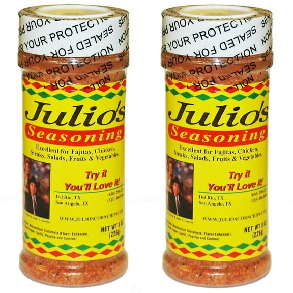 Julio's Seasoning 8oz (2 Pack) CCF19
