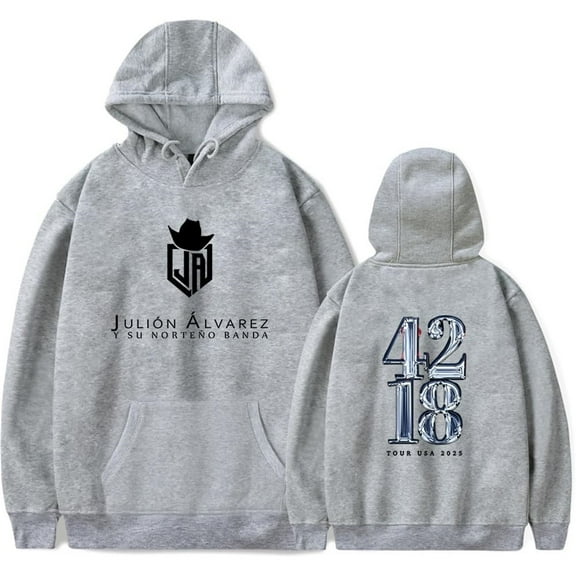 Julion Alvarez Tour 2025 Merch Hoodie Pockets Drawstring Unisex Hooded Sweatshirt Fashion Clothing