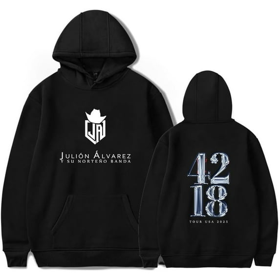 Julion Alvarez Tour 2025 Merch Hoodies Casual Hooded Sweatshirt Unisex Pullover Clothing
