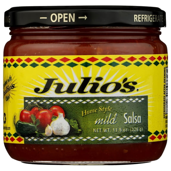 Julios - Julios Salsa Mild - 11.5 Oz, Case of 6