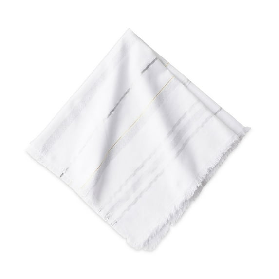 Juliska Variegated Metallic Stripe Gold/Silver Napkin