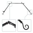thumbnail image 1 of Julius 13/16" Bay Window curtain rod 20"-36", 38"-72" - Black, 1 of 4
