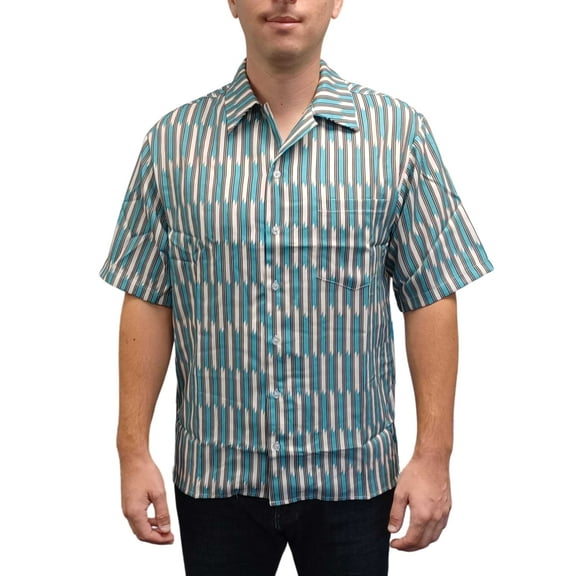 Julius And Vincent Benedict Striped Pattern Shirt