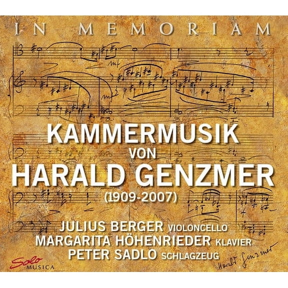 Julius Berger - In Memoriam - Music & Performance - CD