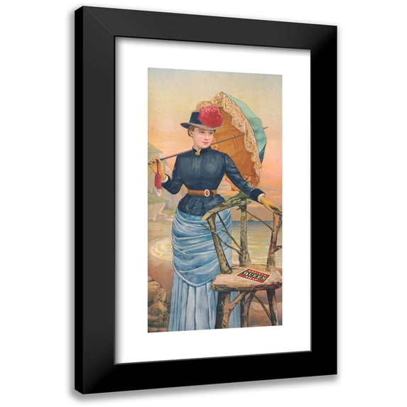 Julius Bien 14x24 Black Modern Framed Museum Art Print Titled - Oakley's Queen Soap (C1885)