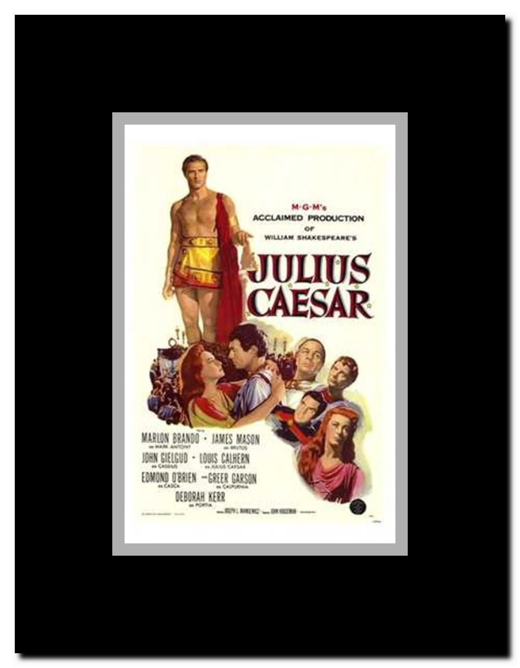 Julius Caesar Framed Movie Poster