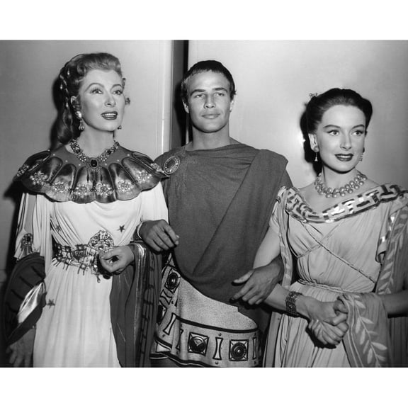 Julius Caesar, Greer Garson, Marlon Brando, Deborah Kerr, 1953 Poster Print (16 x 20)