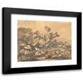 thumbnail image 1 of Julius Caesar Ibbetson 24x20 Black Modern Framed Museum Art Print Titled - Supported by a Bramble, 1 of 5