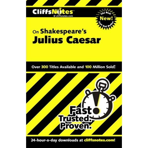 Pre-Owned Cliffsnotes on Shakespeare's Julius Caesar (Paperback) 0764585959 9780764585951