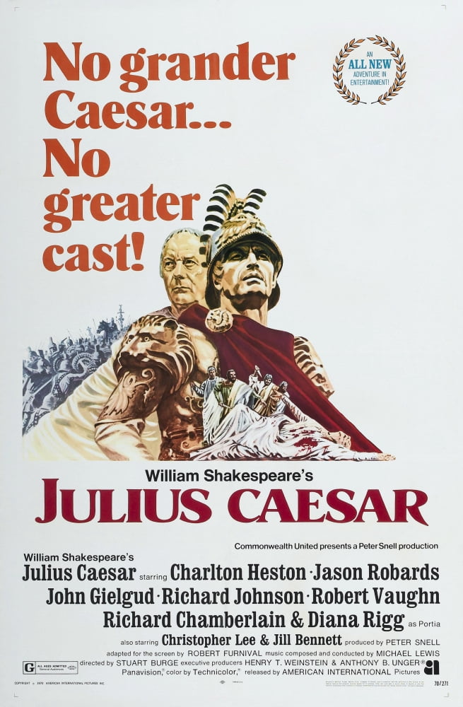 Julius Caesar U Canvas Art - (24 x 36)