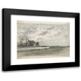 thumbnail image 1 of Julius Jacobus van de Sande Bakhuyzen 14x11 Black Modern Framed Museum Art Print Titled - Vaart with a Mill (1845 - 1925), 1 of 5