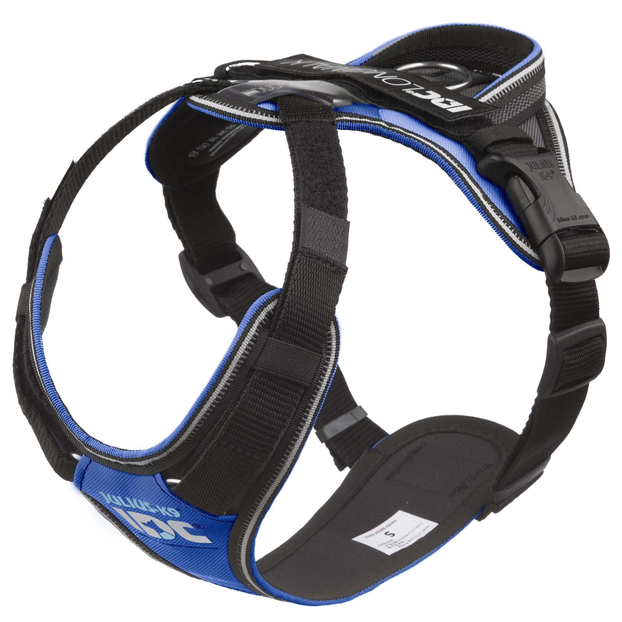 Julius K9 IDC Longwalk Reflective Dog Walking Vest Harness for XL