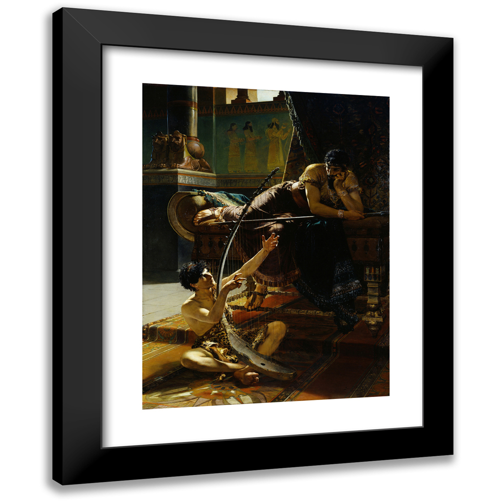 Julius Kronberg 14x18 Black Modern Framed Museum Art Print Titled Julius Kronberg 14x18 Black Modern Framed Museum Art Print Titled
