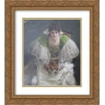 thumbnail image 1 of Julius LeBlanc Stewart 2x Matted 20x24 Gold Ornate Framed Art Print 'Unknown', 1 of 2
