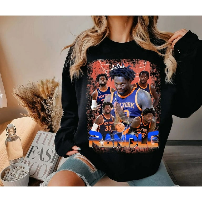 Julius Randle Custom Bootleg Rap Sweatshirt Custom Sweatshirt Custom Bootleg Unisex Sweathirts Custom T shirt Vintage Graphic 90s Brunson Walmart