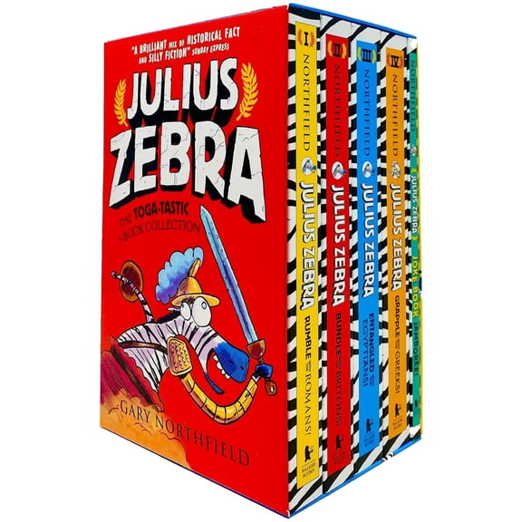 Julius Zebra Series By Gary Northfield 5 Books Collection Box Set - Ages 7-9 - Paperback