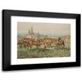 thumbnail image 1 of Juliusz Kossak 14x11 Black Modern Framed Museum Art Print Titled - Stud on a Meadow (1891), 1 of 5
