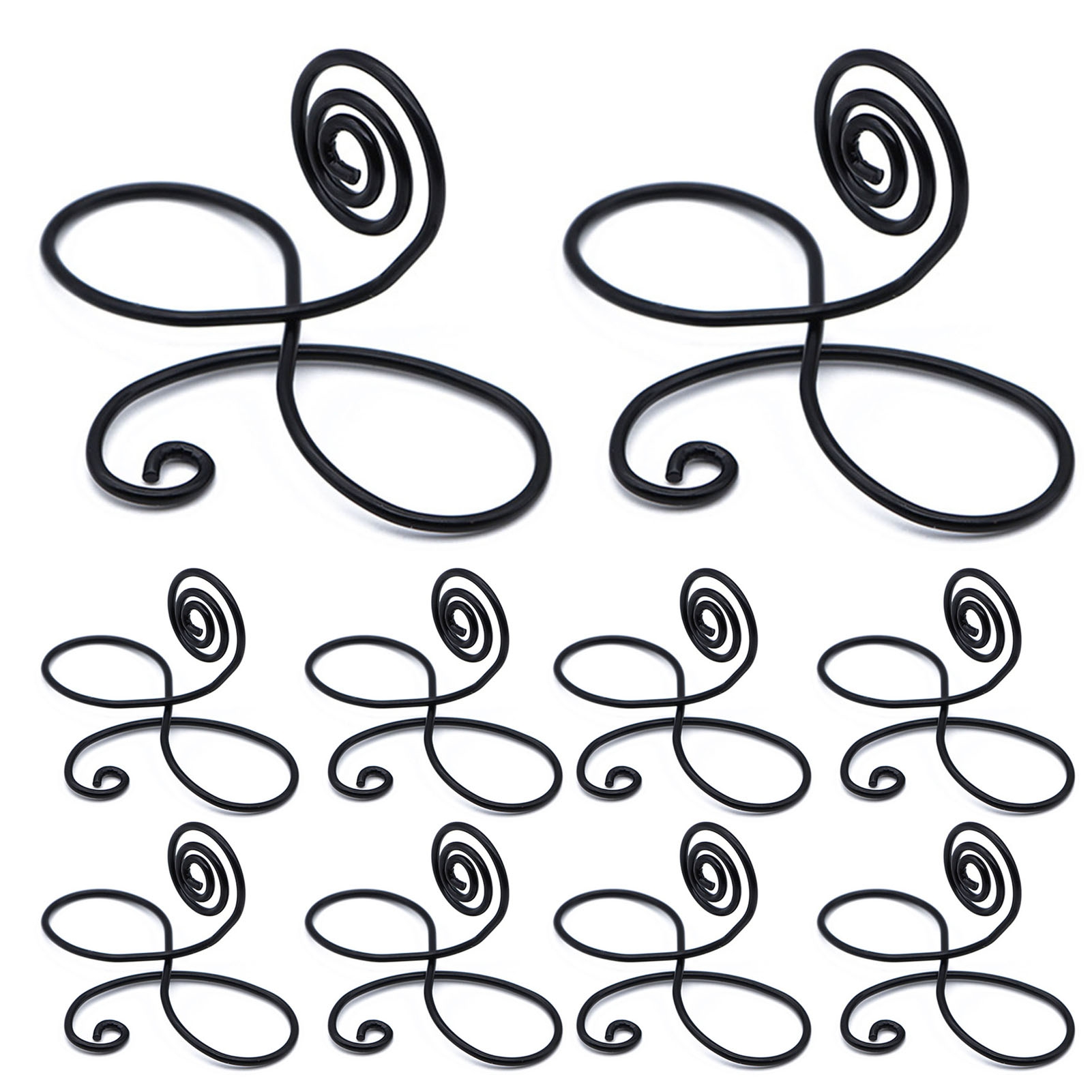 Juliy Figure 8 Card Holder Metal Card Holder 10pcs Note Holder Water