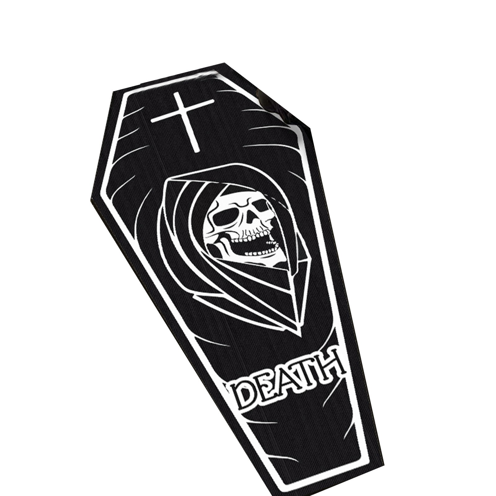 Juliy Scary Halloween Rug Dark Skull Bath Mat Halloween Carpet Scary