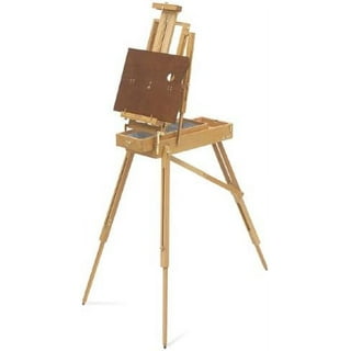 Jullian Escort French Art Easel Stand Half Box Easels for Painting Canvas Professional Painting Easel w/Shoulder Strap