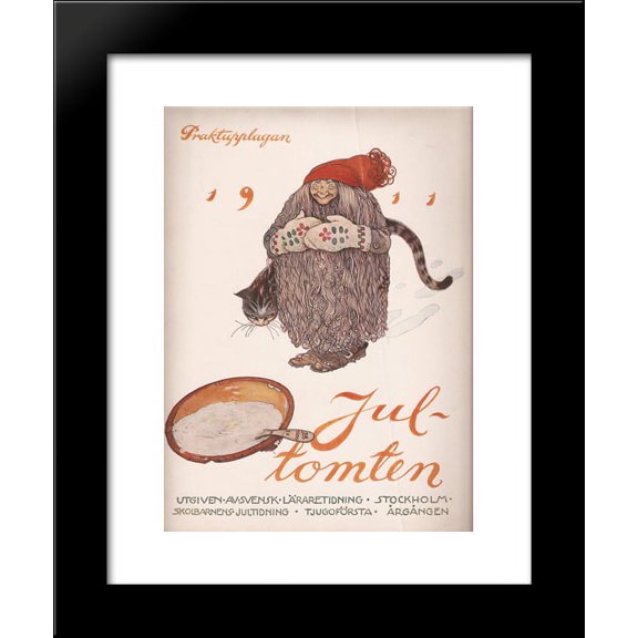 Jultomten 20x24 Framed Art Print by John Bauer