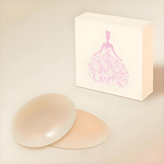 Juluva Nipple Covers for Women - Sticky Adhesive Silicone Pasties - Reusable Pasty Nipple Cover with Travel Box