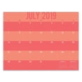 thumbnail image 1 of July 2019 - June 2020 Color Stripes Large Desk Pad Monthly Calendar, 1 of 4
