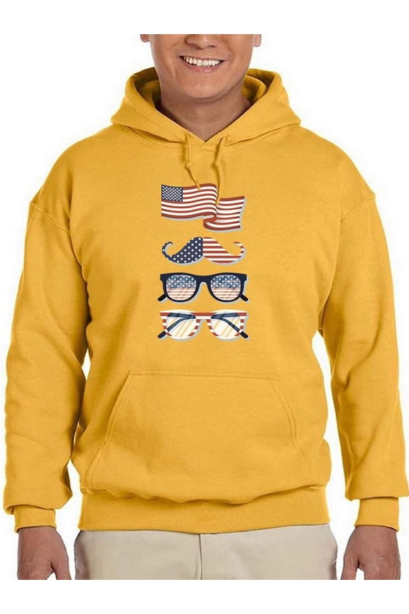 July 4Th Celebration Items Hoodie Men -Image by Shutterstock, Male Large