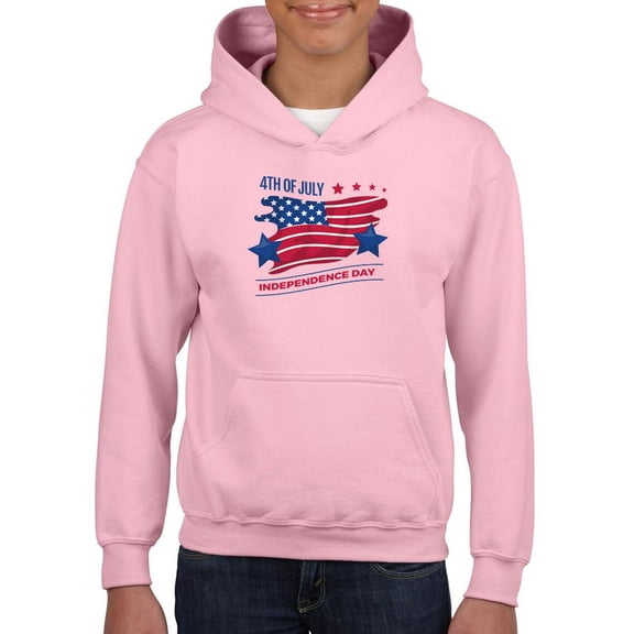 July 4Th Independence Day! Hoodie Juniors -Image by Shutterstock, x-Large