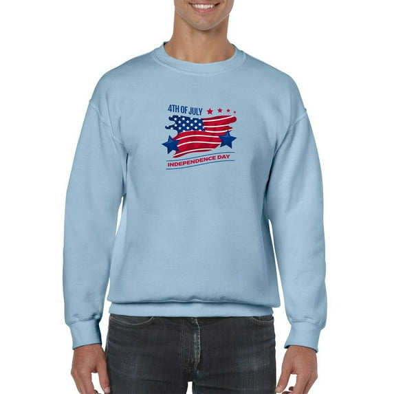 July 4Th Independence Day! Sweatshirt Men -Image by Shutterstock, Male 4X-Large