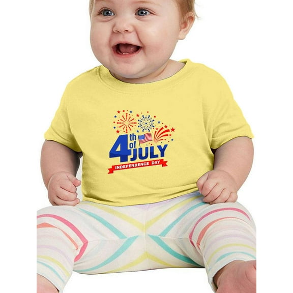 July 4Th Independence, Day T-Shirt Infant -Image by Shutterstock,  12 Months
