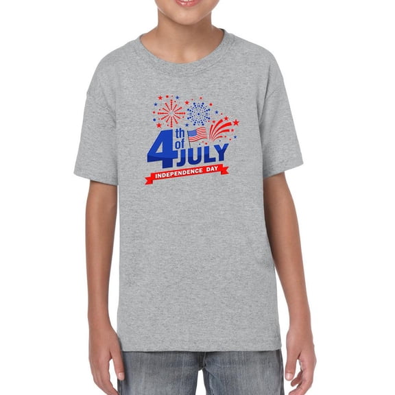July 4Th Independence, Day T-Shirt Juniors -Image by Shutterstock,  Medium
