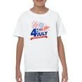 thumbnail image 1 of July 4Th Independence, Day T-Shirt Juniors -Image by Shutterstock,  x-Small, 1 of 4