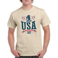 thumbnail image 1 of July 4Th Independence Day U.S. T-Shirt Men -Image by Shutterstock, Male 5X-Large, 1 of 4