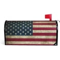thumbnail image 1 of July 4Th Independence Day USA American Flag Welcome Magnetic Mailbox Post Box Cover Wraps Standard Size 20.8(L) x 18(W) Makover MailWrap Garden Home Decor, 1 of 8