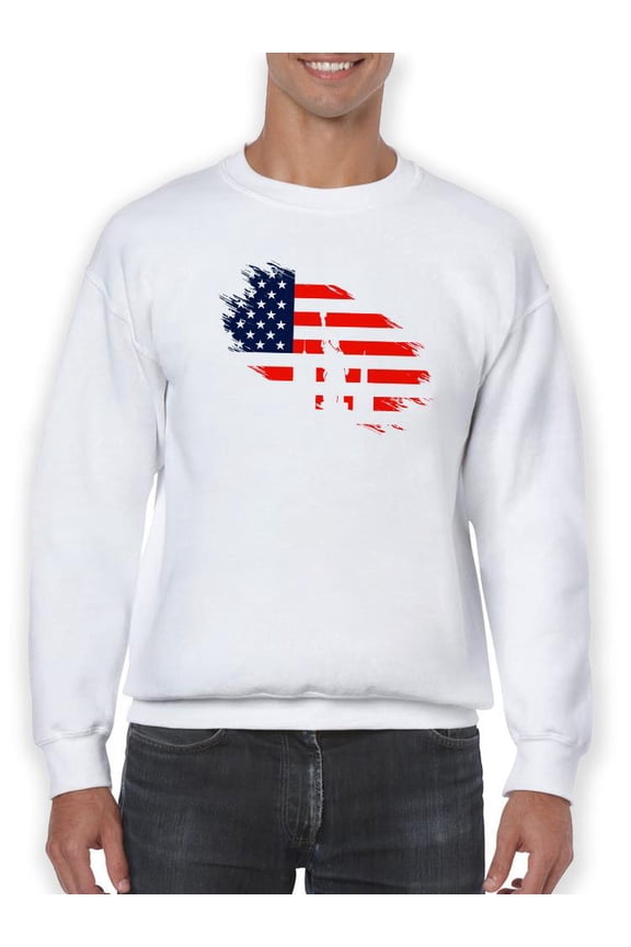 July 4Th Independence Statue Sweatshirt Men -Image by Shutterstock, Male Small