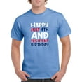 thumbnail image 1 of July 4Th Is My Birthday T-Shirt Men -Image by Shutterstock, Male 4X-Large, 1 of 4
