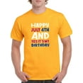 thumbnail image 1 of July 4Th Is My Birthday T-Shirt Men -Image by Shutterstock, Male XX-Large, 1 of 4
