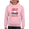 thumbnail image 1 of July 4Th Proud American Hoodie Juniors -Image by Shutterstock,  Small, 1 of 4