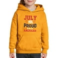 thumbnail image 1 of July 4Th Proud American Hoodie Juniors -Image by Shutterstock,  x-Large, 1 of 4