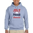 thumbnail image 1 of July 4Th Proud American Hoodie Men -Image by Shutterstock, Male 5X-Large, 1 of 4