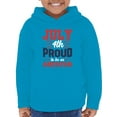 thumbnail image 1 of July 4Th Proud American Hoodie Toddler -Image by Shutterstock,  5 Toddler, 1 of 4