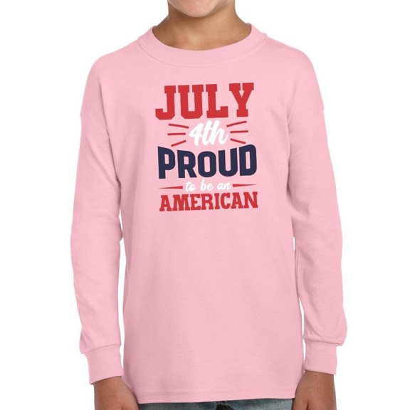July 4Th Proud American Long Sleeve Toddler -Image by Shutterstock,  3 Toddler