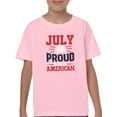 thumbnail image 1 of July 4Th Proud American T-Shirt Juniors -Image by Shutterstock,  Small, 1 of 4