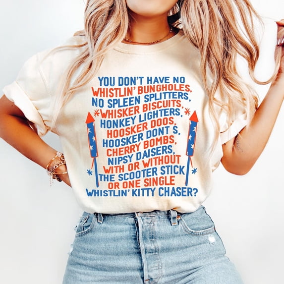 July 4Th T-Shirt: Whistlin Bungholes Tee All Size S-5Xl