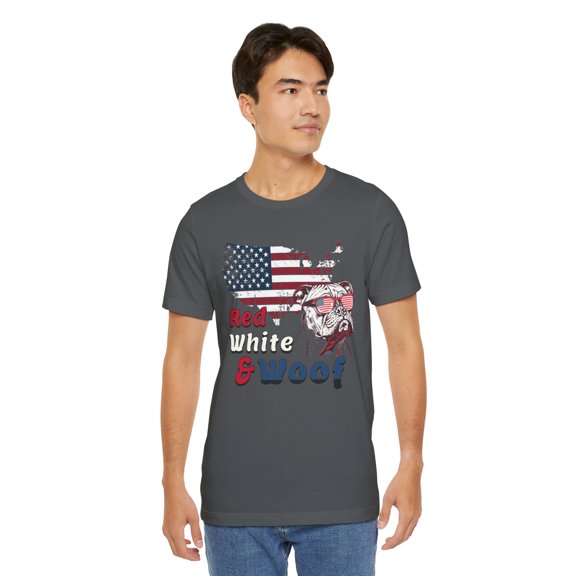 July 4th American Bulldog USA Short Sleeve T-Shirt
