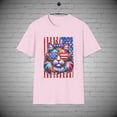 thumbnail image 1 of July 4th Cat T-Shirt, Cat tee, Kitty 4th July tee, Independence Day Tee, 1 of 1